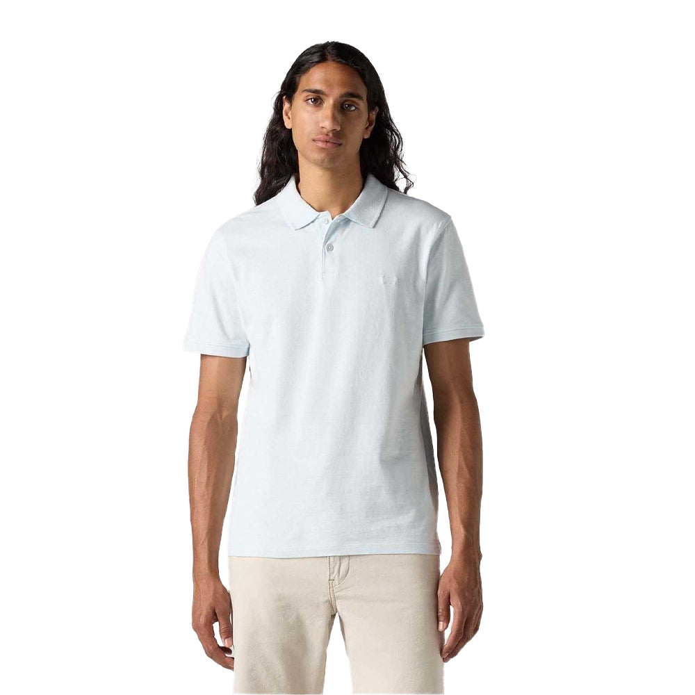 Light Blue - Front - Levis Mens Housemark Slim Polo Shirt