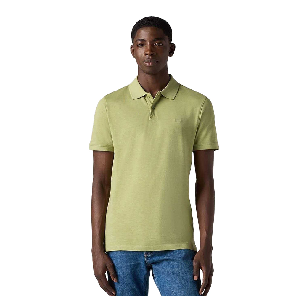 Green - Front - Levis Mens Housemark Slim Polo Shirt
