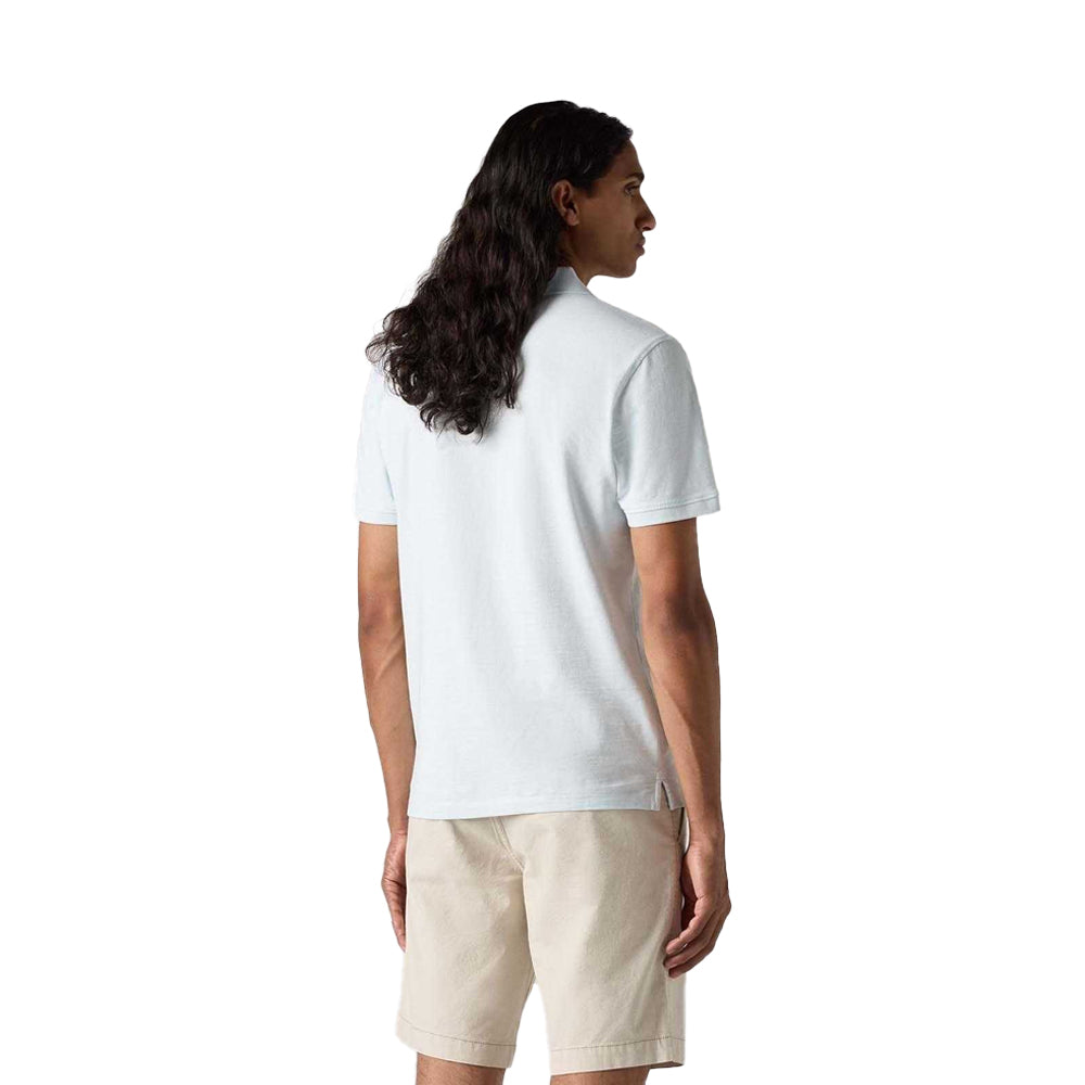 Light Blue - Back - Levis Mens Housemark Slim Polo Shirt
