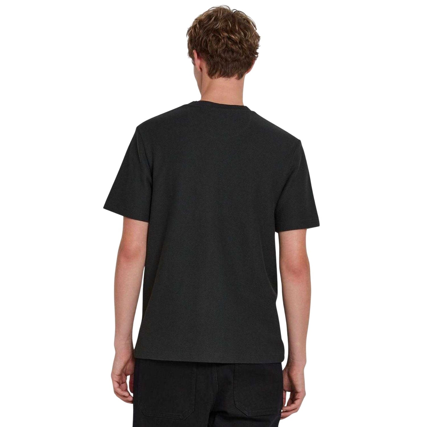 Black - Back - Farah Mens Fairweather Organic Cotton T-Shirt