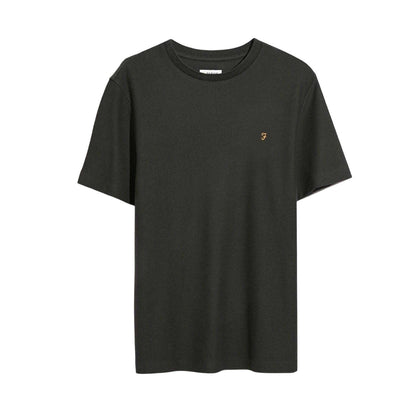 Black - Front - Farah Mens Fairweather Organic Cotton T-Shirt