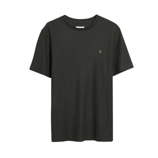 Black - Front - Farah Mens Fairweather Organic Cotton T-Shirt