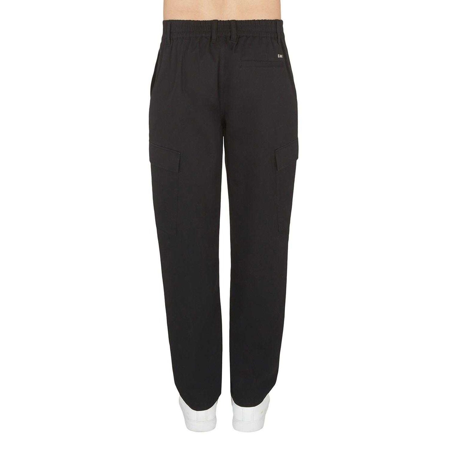 Black - Back - Armani Exchange Mens Cargo Trousers
