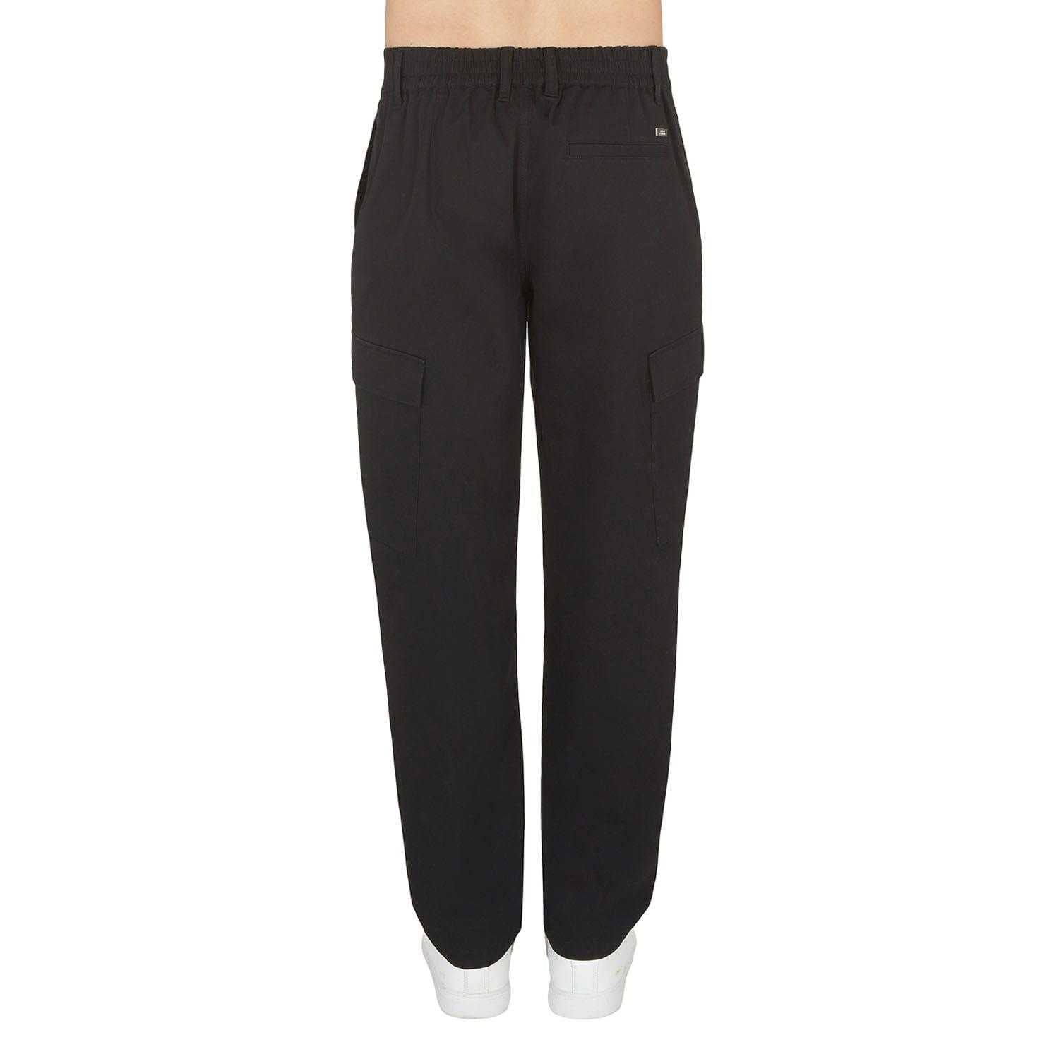 Black - Back - Armani Exchange Mens Cargo Trousers