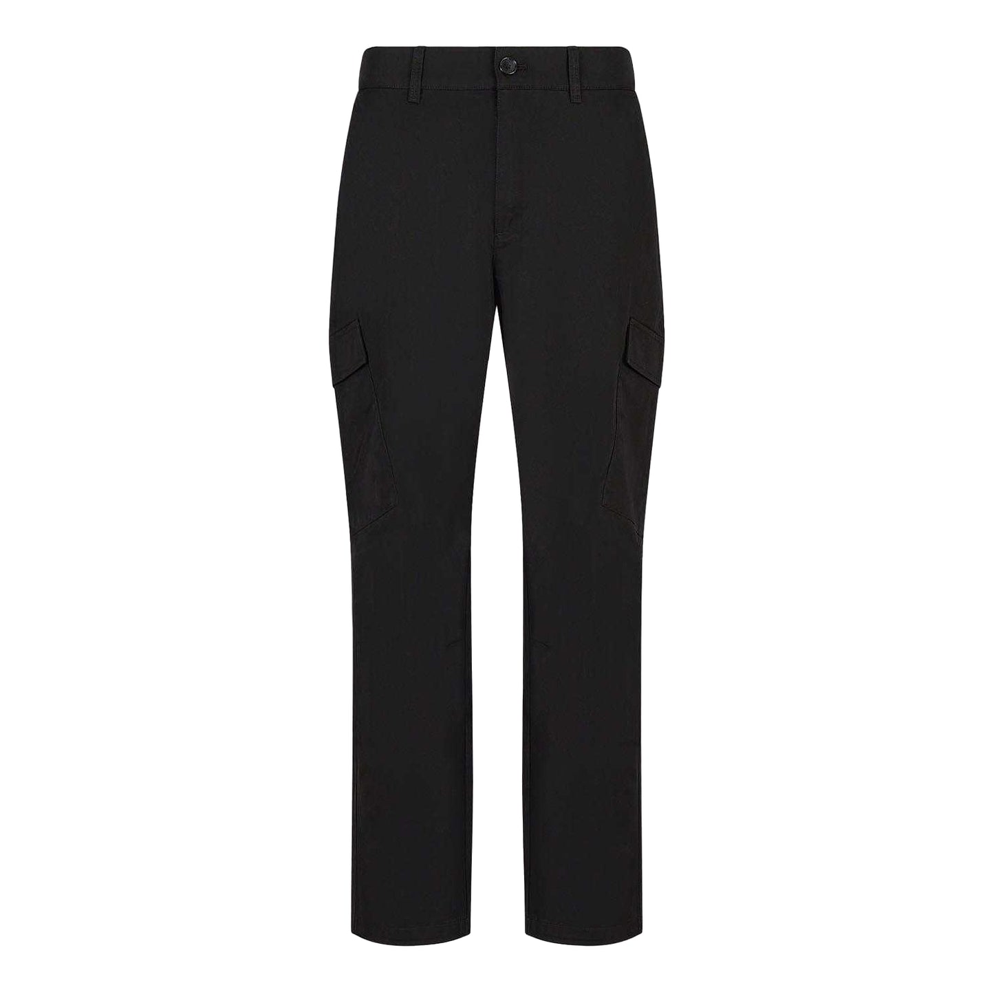 Black - Front - Armani Exchange Mens Cargo Trousers