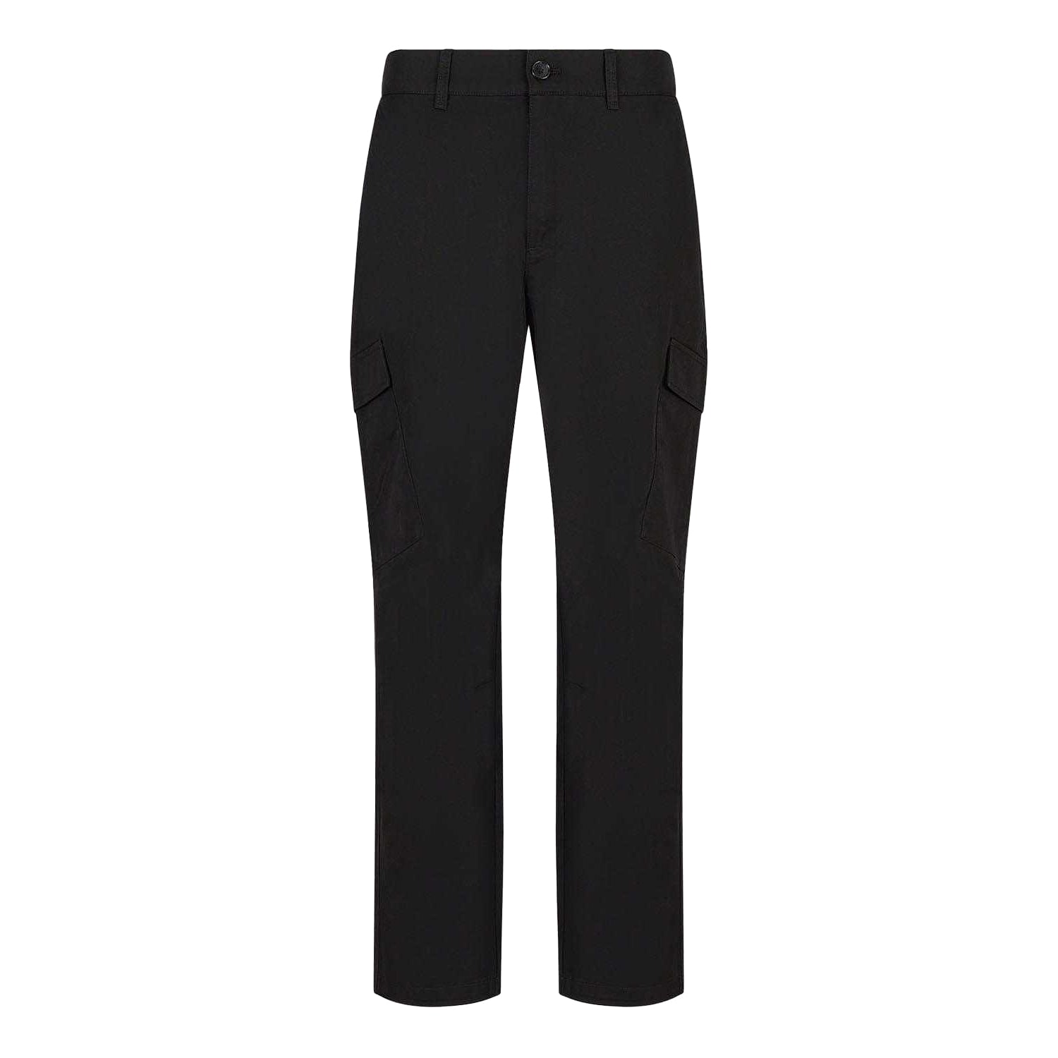 Black - Front - Armani Exchange Mens Cargo Trousers