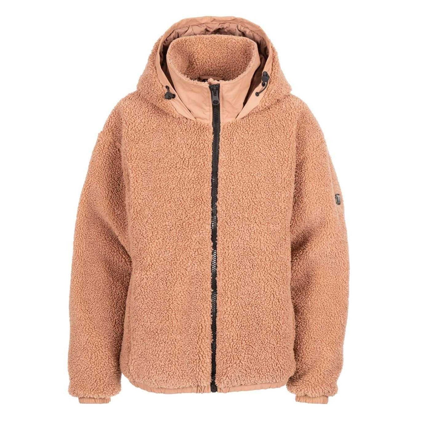 Pink - Front - Trespass Womens-Ladies Burly Sherpa Fleece Jacket