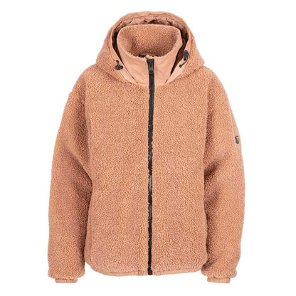 Pink - Front - Trespass Womens-Ladies Burly Sherpa Fleece Jacket