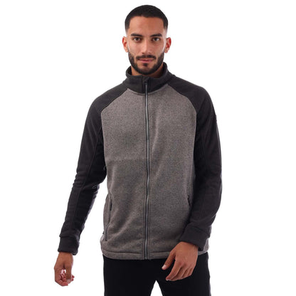 Grey - Front - Trespass Mens Sonstown Fleece Jacket