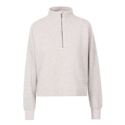 Grey - Front - Trespass Womens-Ladies Pressure Half Zip Fleece Top