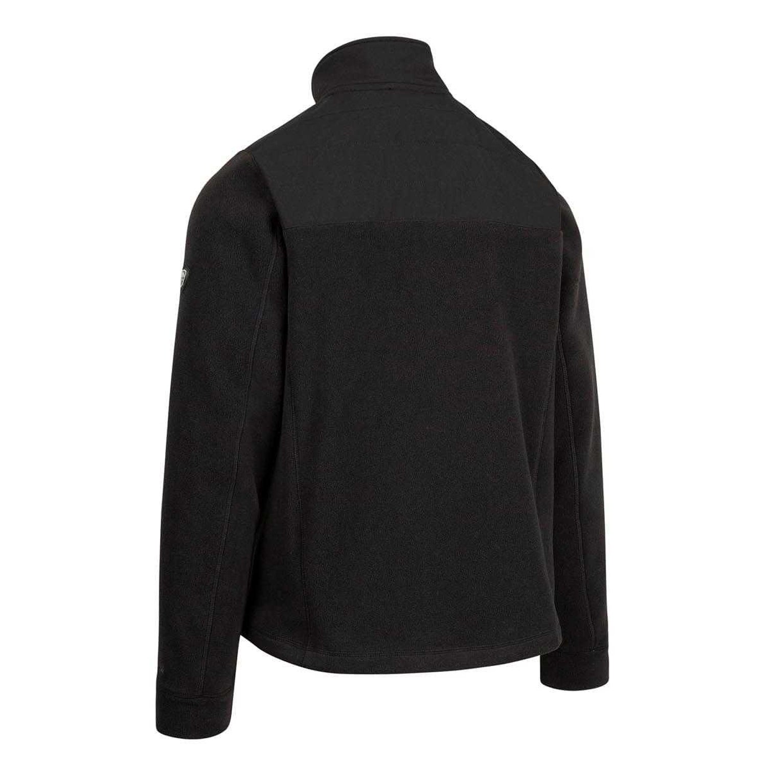 Black - Back - Trespass Mens Cowesby Fleece Jacket