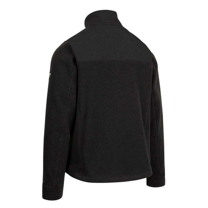 Black - Back - Trespass Mens Cowesby Fleece Jacket