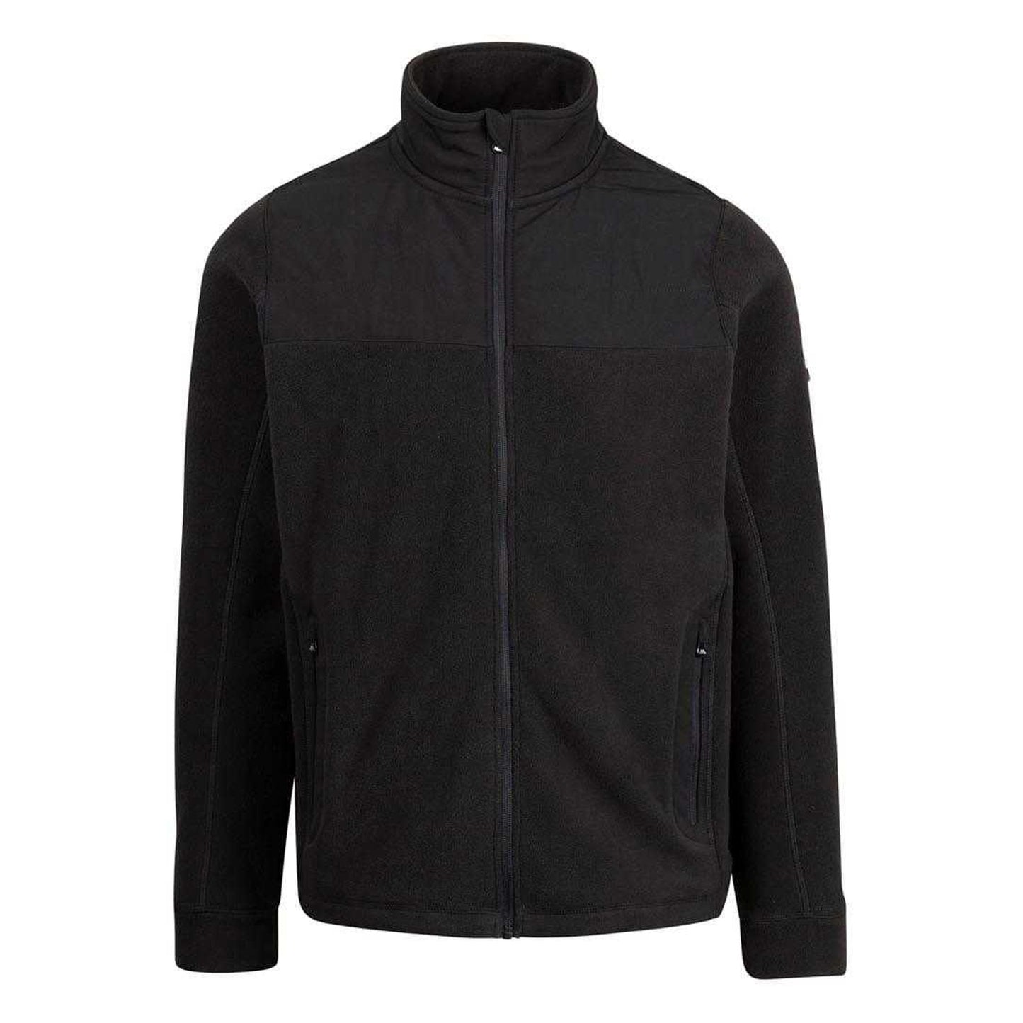 Black - Front - Trespass Mens Cowesby Fleece Jacket