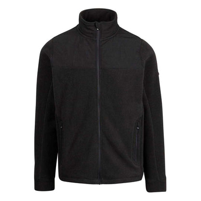 Black - Front - Trespass Mens Cowesby Fleece Jacket