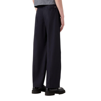 Navy - Back - Emporio Armani Mens Trousers