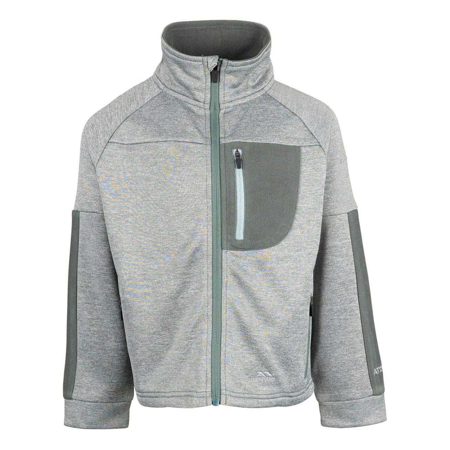 Green - Front - Trespass Childrens-Kids Immense Fleece Jacket