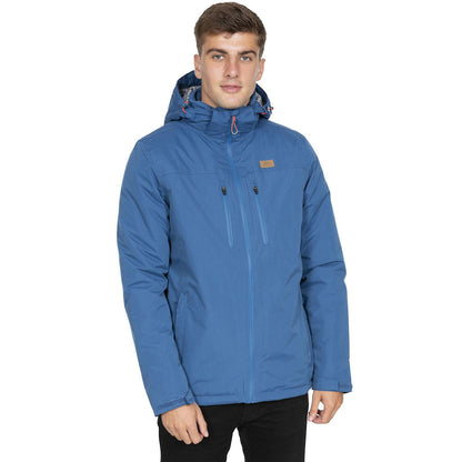 Indigo - Side - Trespass Mens Toffit Waterproof Jacket