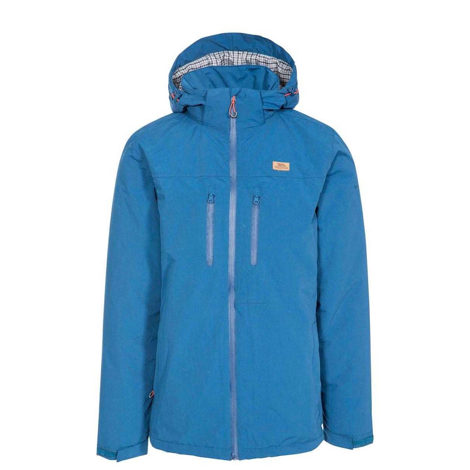 Indigo - Front - Trespass Mens Toffit Waterproof Jacket
