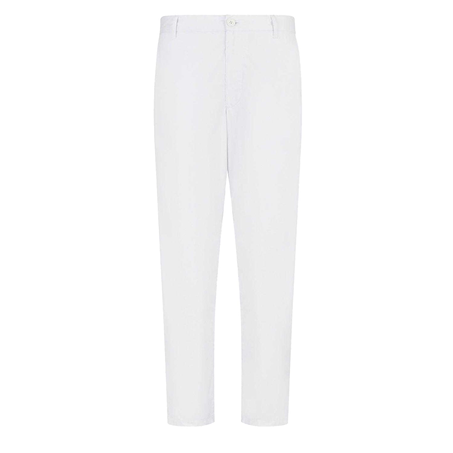 White - Front - Armani Exchange Mens Plain Trousers