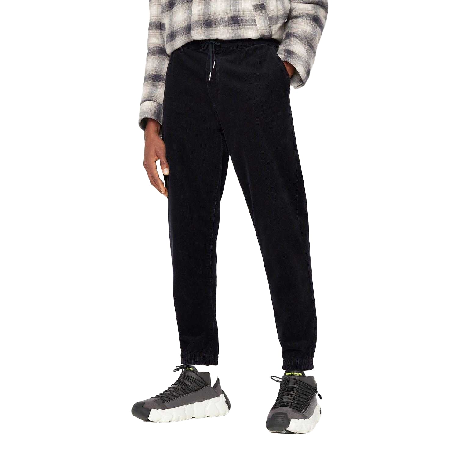 Navy - Lifestyle - Armani Exchange Mens Cuffed Ankle Trousers