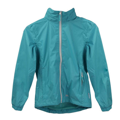 Blue - Front - Trespass Childrens-Kids Sabrina Waterproof Jacket