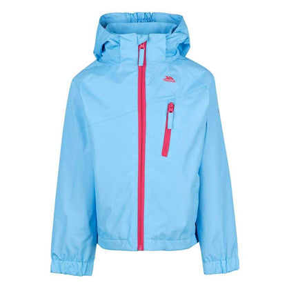 Blue - Front - Trespass Childrens-Kids Flexie Waterproof Jacket
