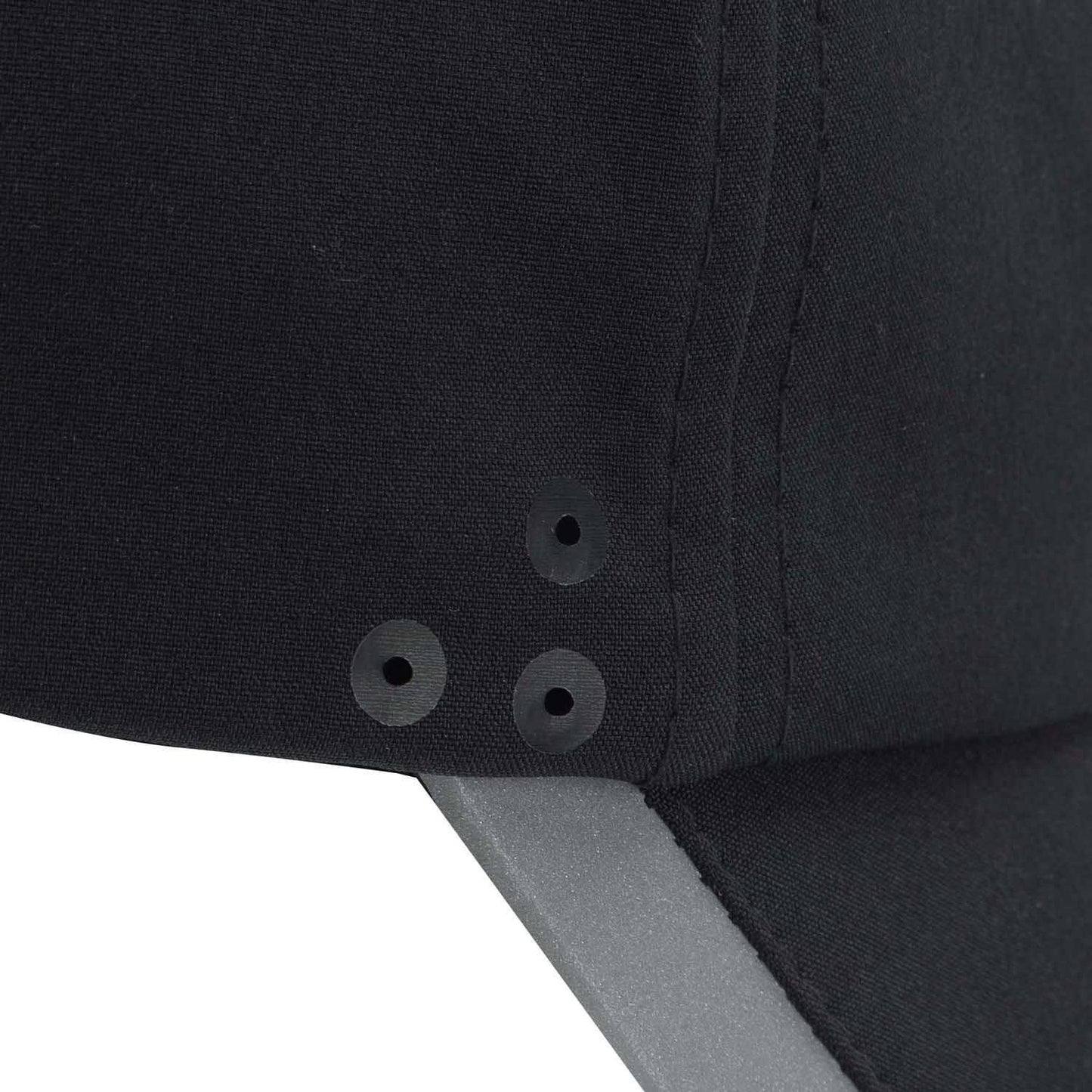Black - Pack Shot - Trespass Unisex Adult Bladed DLX Baseball Cap