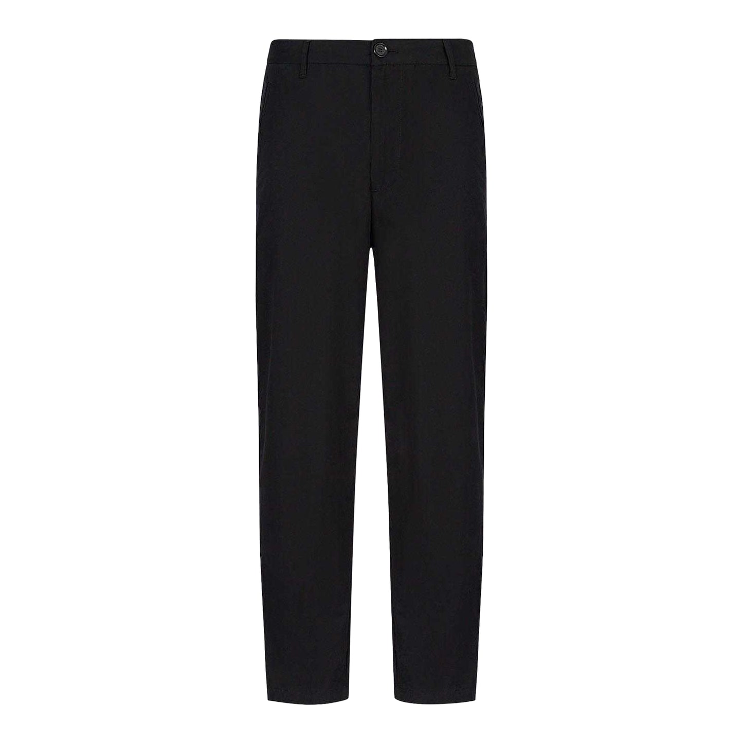 Black - Front - Armani Exchange Mens Ankle Length Trousers