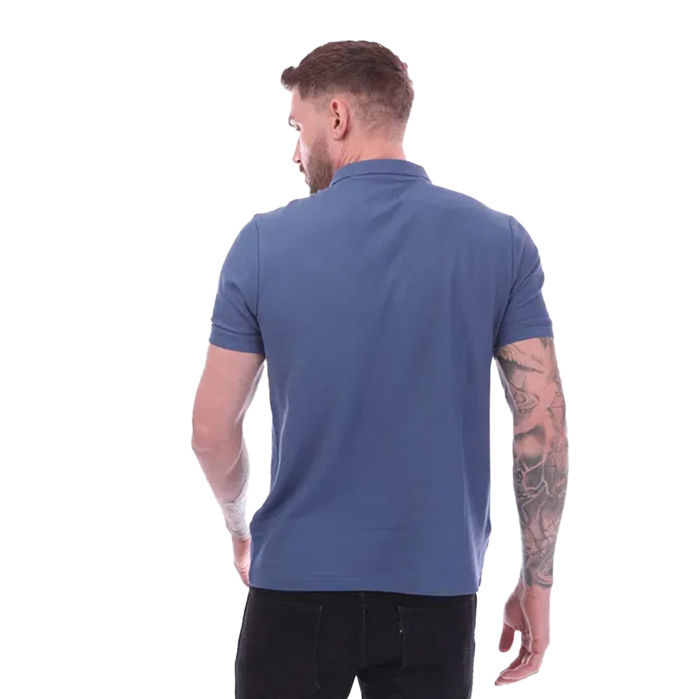 Blue - Back - Farah Unisex Adult Hudson Polo Shirt