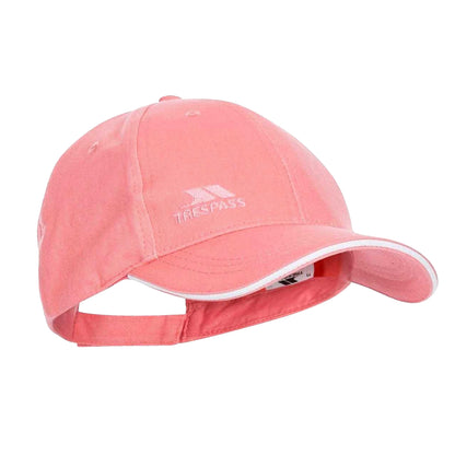 Pink - Back - Trespass Unisex Adult Carringan Baseball Cap