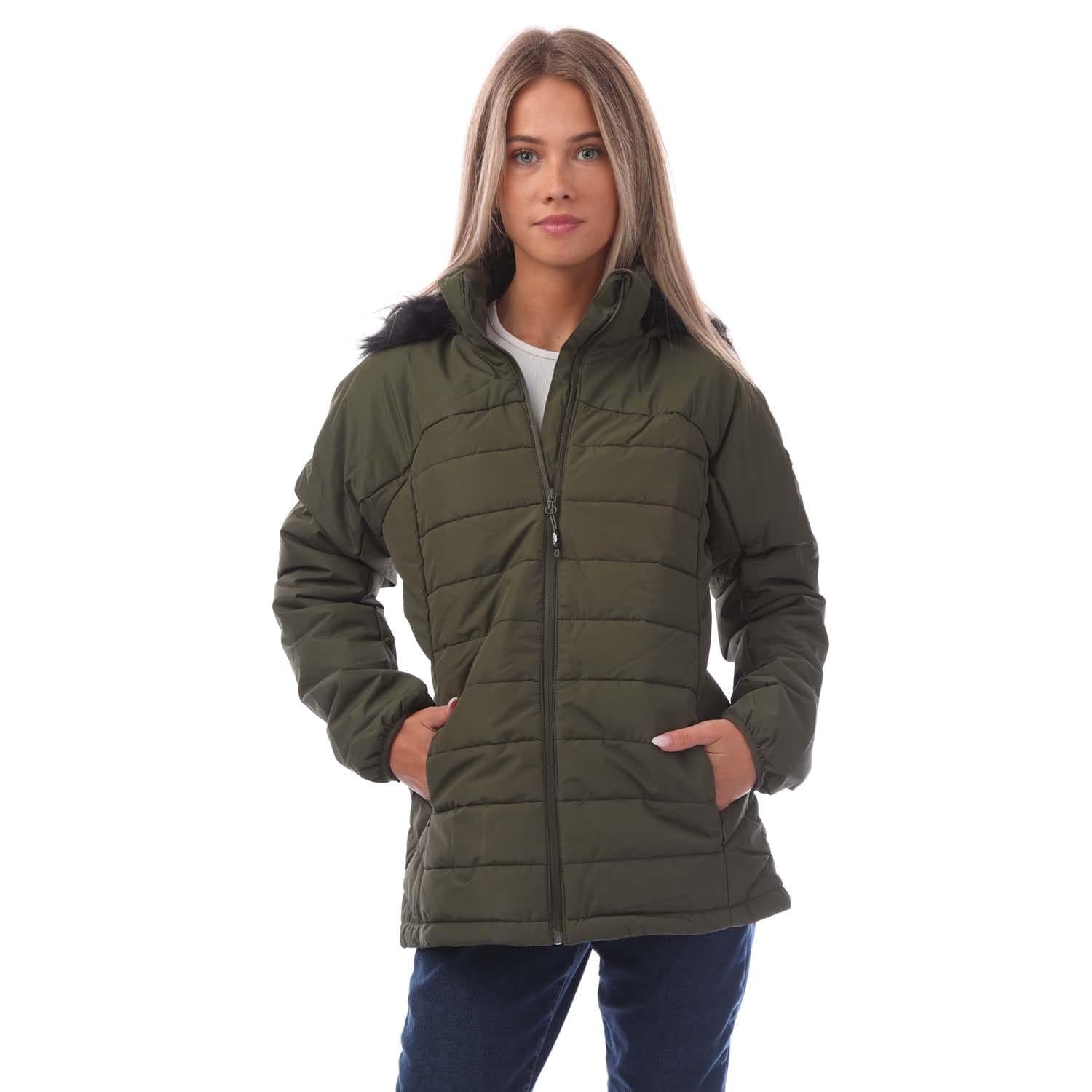 Dark Vine - Front - Trespass Womens-Ladies Translate Padded Jacket