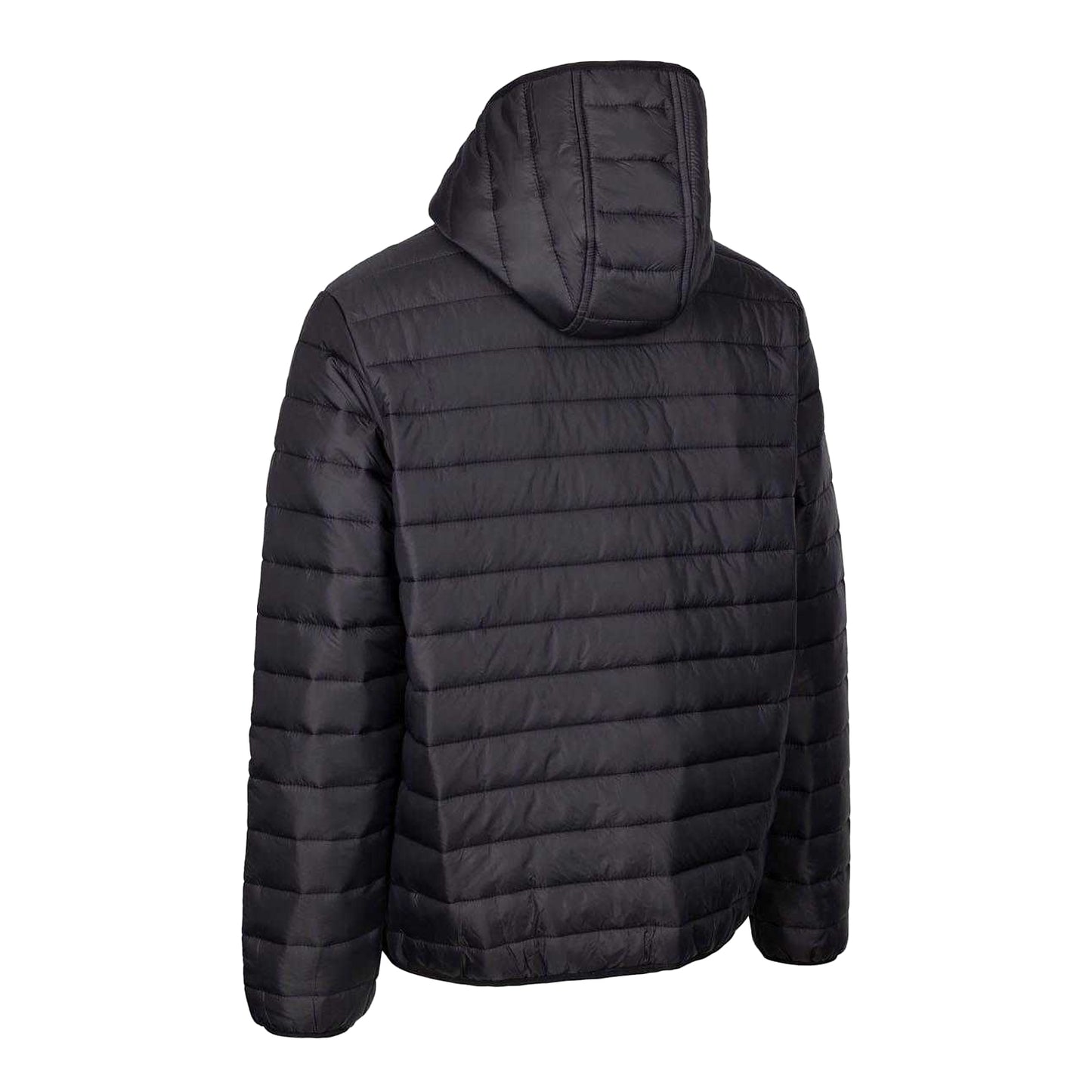 Black - Back - Trespass Mens Kelmarsh Padded Jacket
