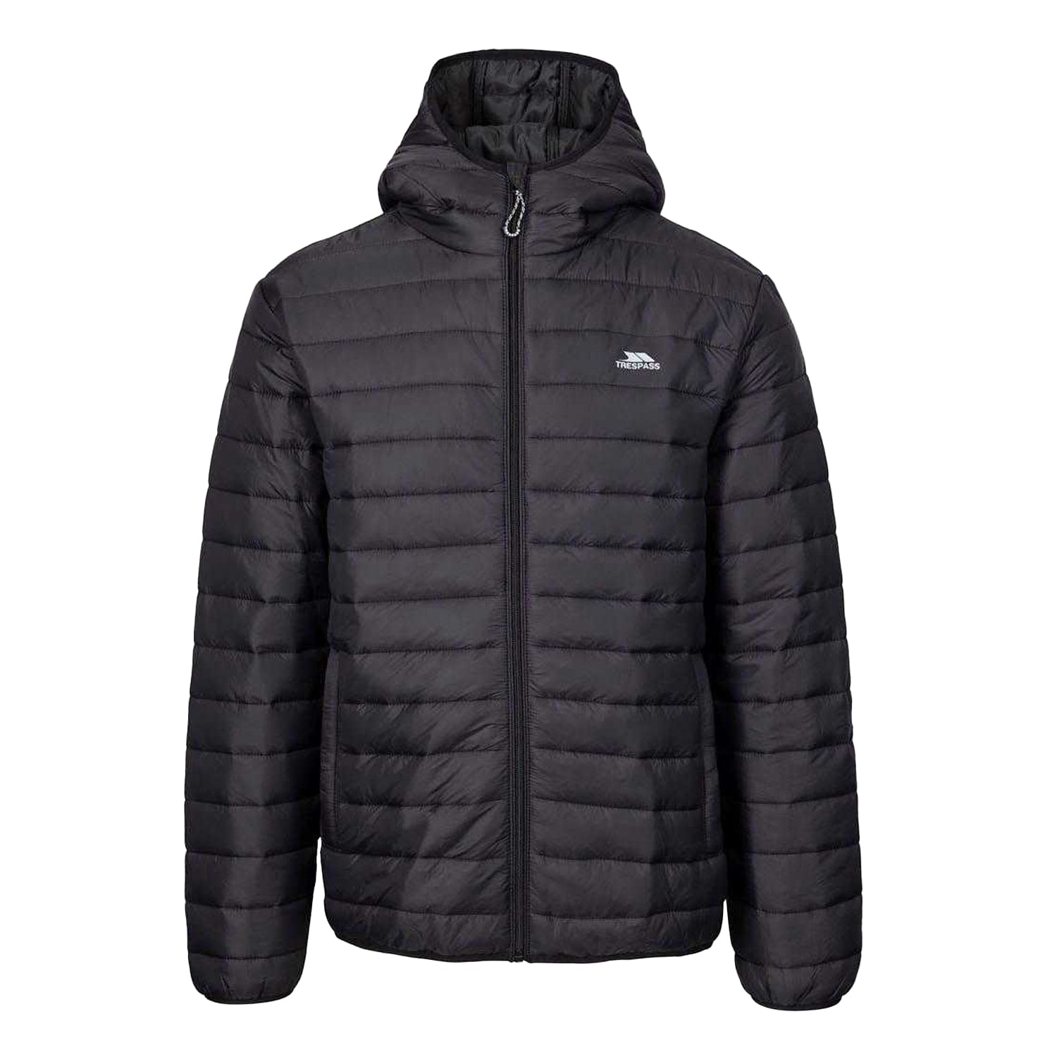 Black - Front - Trespass Mens Kelmarsh Padded Jacket