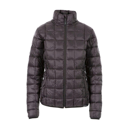 Black - Front - Trespass Womens-Ladies Melina DLX Padded Jacket