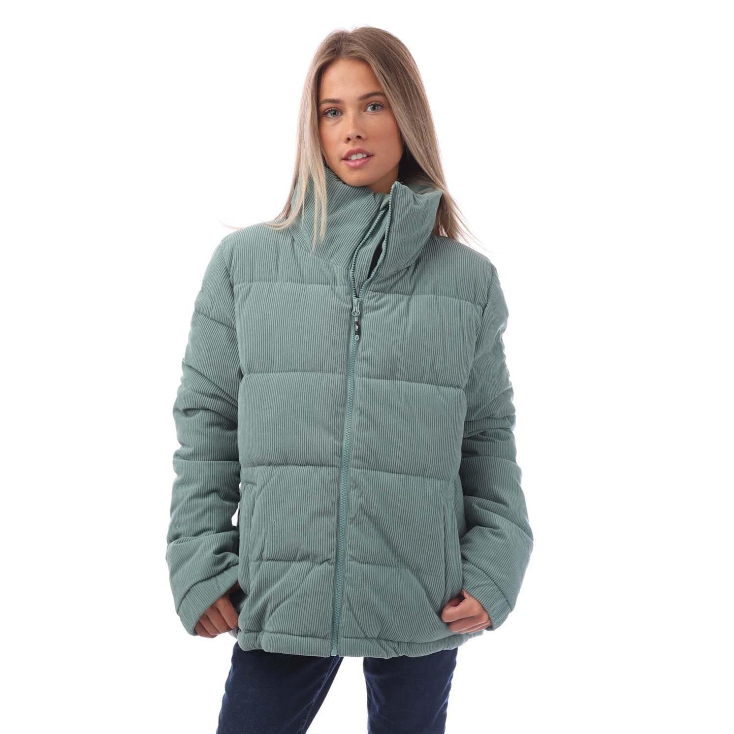 Teal - Front - Trespass Womens-Ladies Rowena Padded Jacket