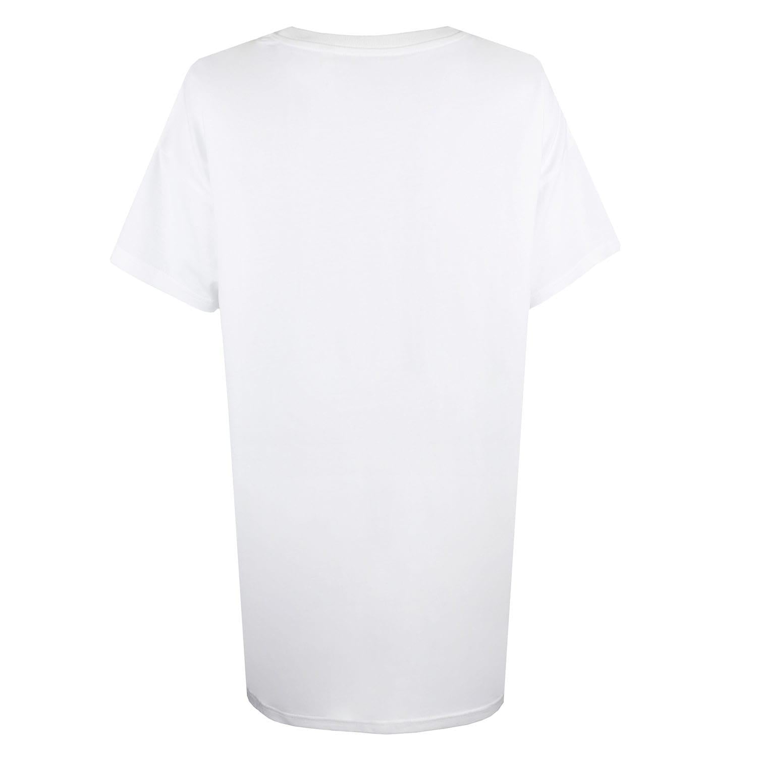 White - Back - Disney Womens-Ladies Mickey & Minnie Mouse T-Shirt Dress
