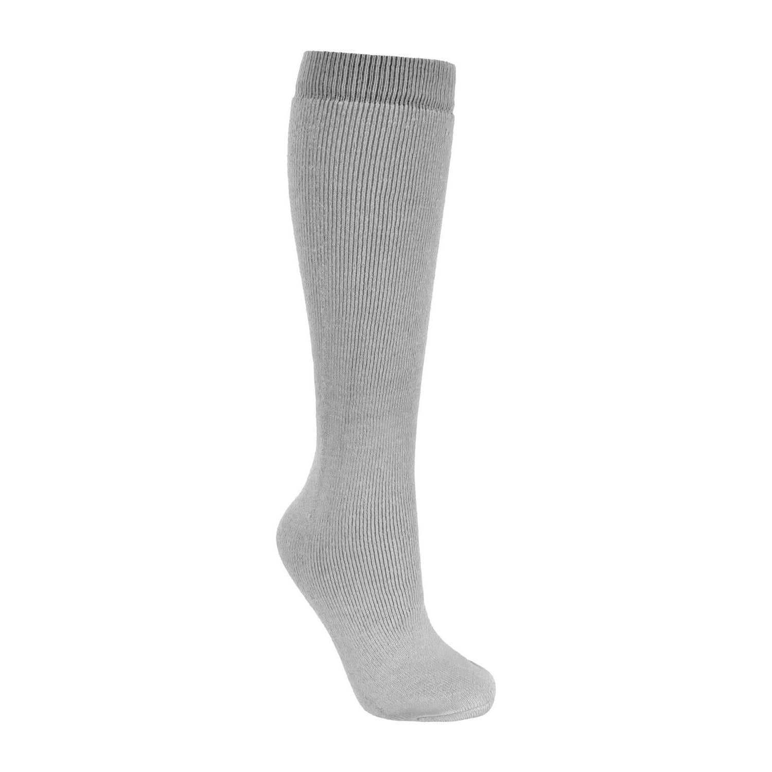 Grey - Back - Trespass Childrens-Kids Tubular Ski Socks