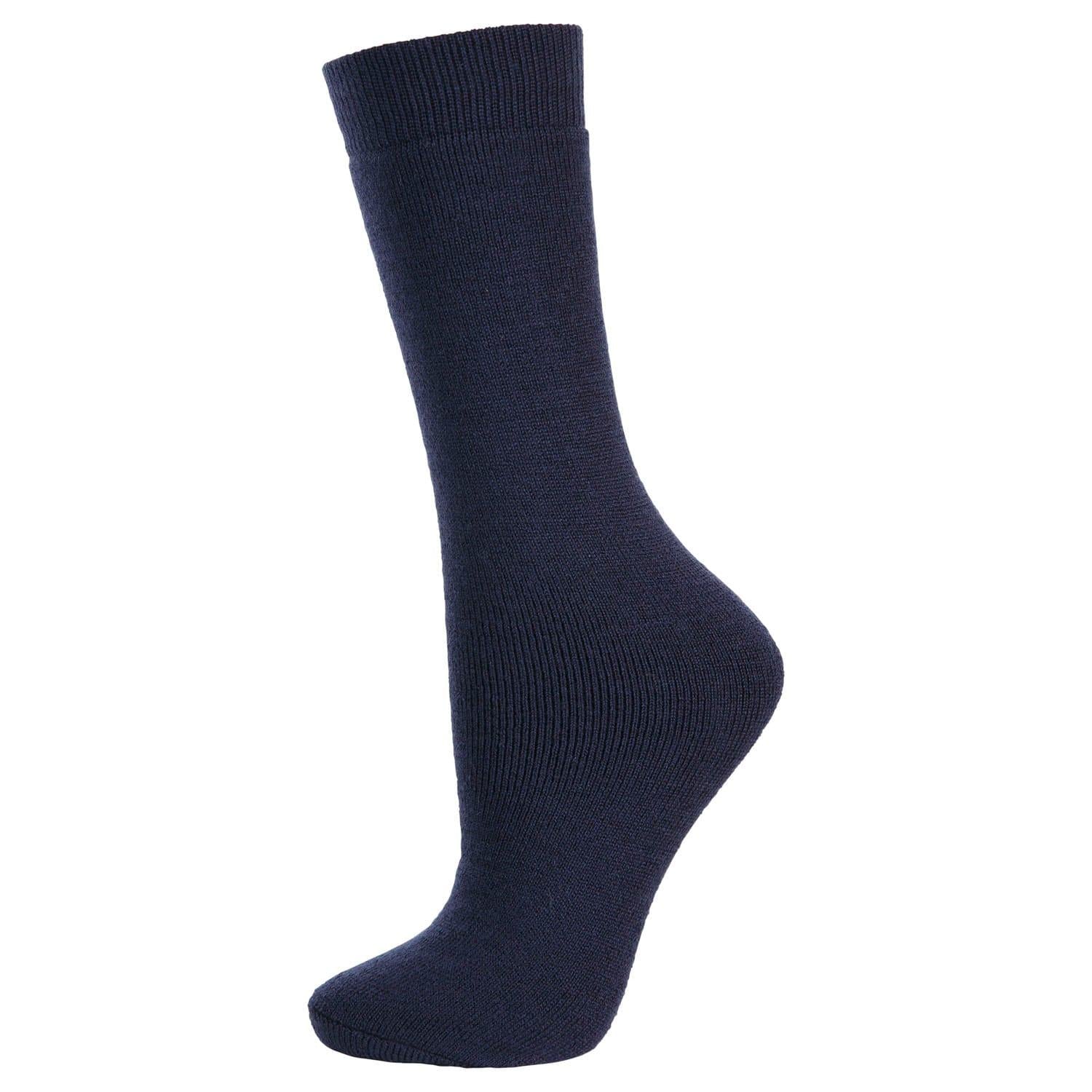 Navy - Front - Trespass Childrens-Kids Tubular Ski Socks