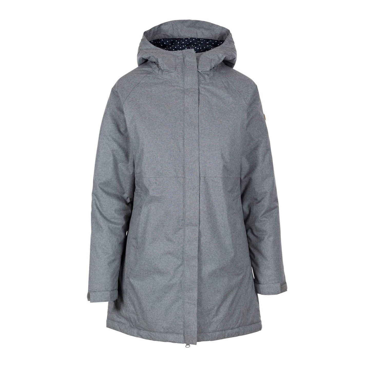 Grey - Front - Trespass Womens-Ladies Wintertime Waterproof Jacket