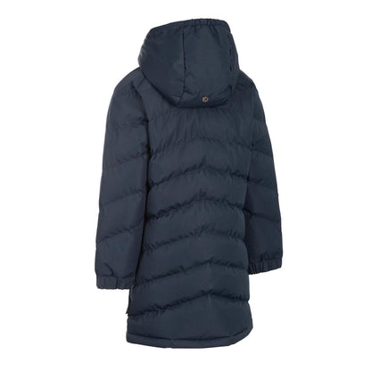 Navy - Back - Trespass Childrens-Kids Faymont Padded Jacket