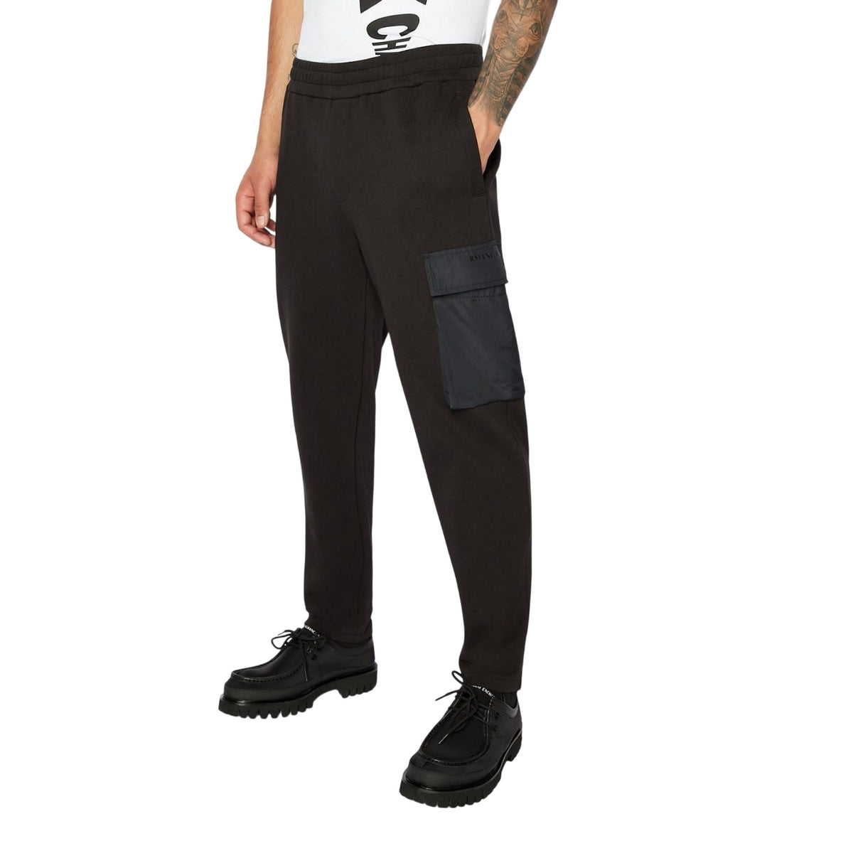 Black - Lifestyle - Armani Exchange Mens Trousers