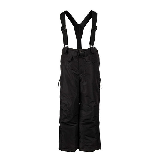 Black - Front - Trespass Childrens-Kids Northaway Salopettes