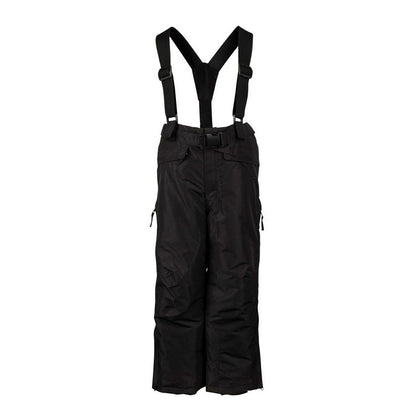 Black - Front - Trespass Childrens-Kids Northaway Salopettes