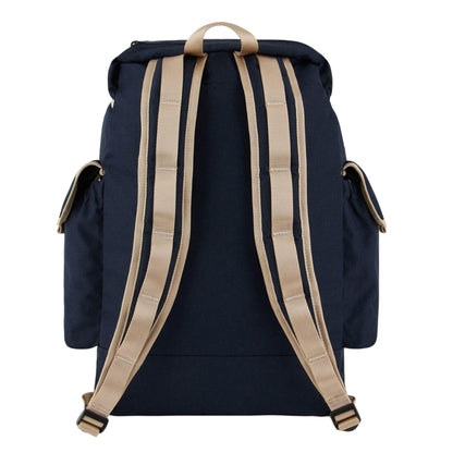 Navy - Back - Armani Exchange Logo Backpack