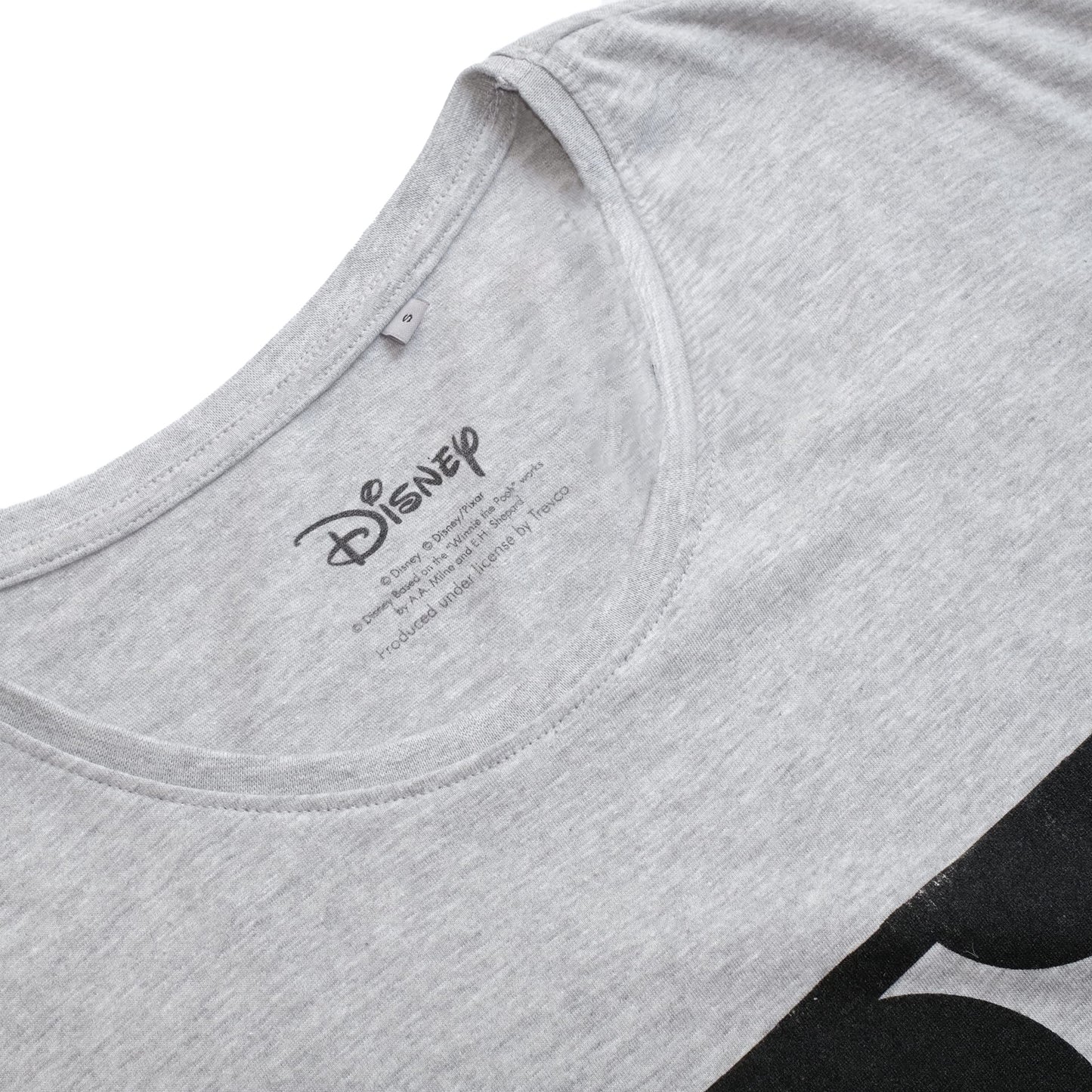 Grey - Side - Disney Womens-Ladies # Smile T-Shirt Dress
