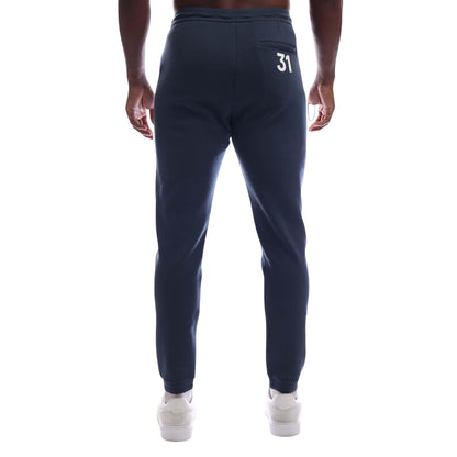 Navy - Back - Emporio Armani Mens Jersey Jogging Bottoms