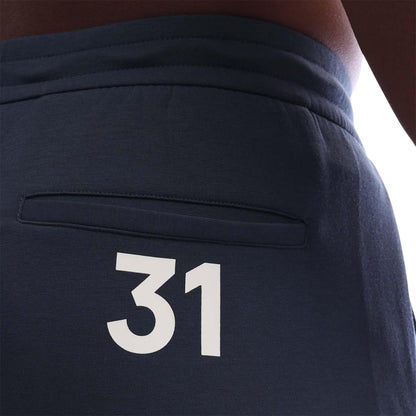 Navy - Side - Emporio Armani Mens Jersey Jogging Bottoms