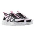 White-Black-Pink - Pack Shot - Armani Exchange Womens-Ladies Trainers
