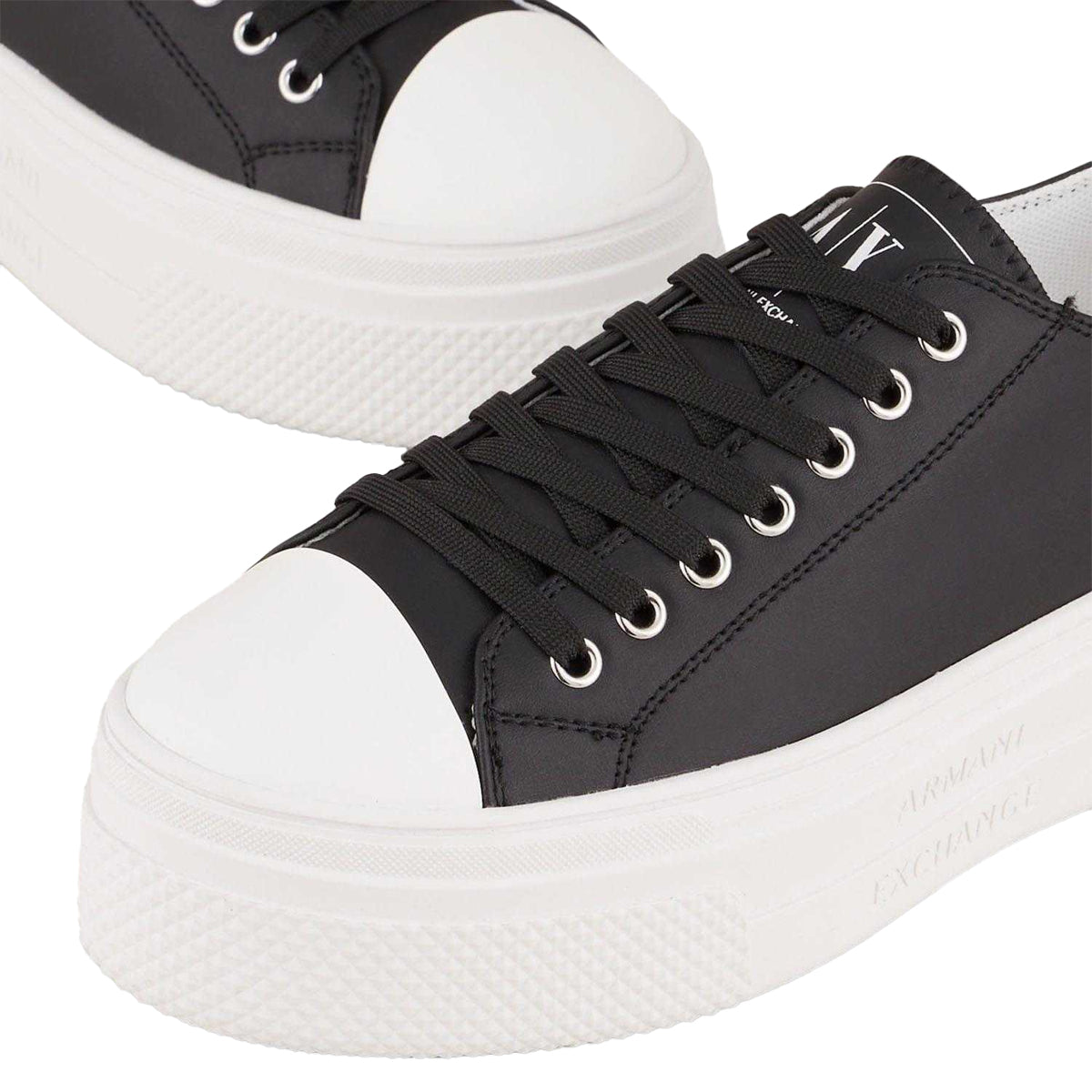 Black - Lifestyle - Armani Exchange Womens-Ladies Trainers