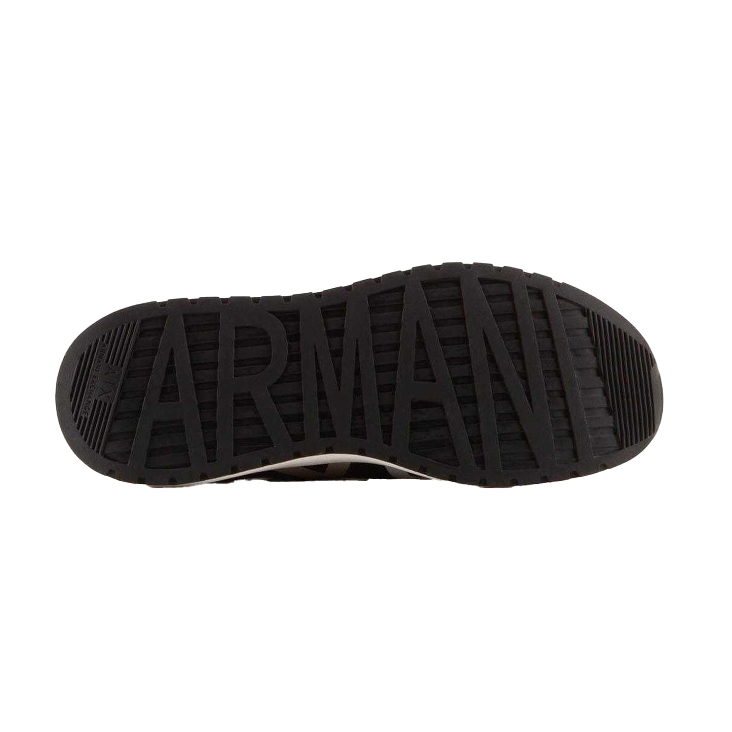 White-Black - Front - Armani Exchange Mens Trainers